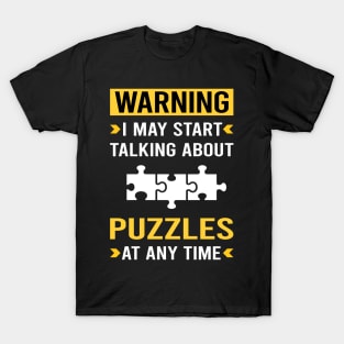 Warning Puzzles T-Shirt